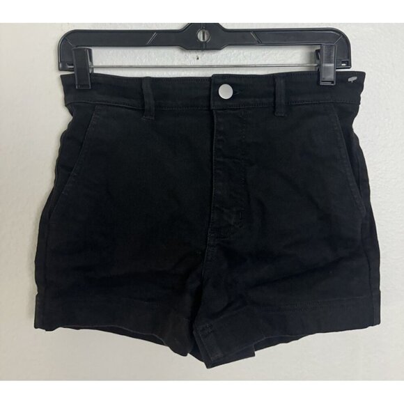Everlane Women’s Utility Shorts Size 2 High Waisted Twill Black - Picture 8 of 9